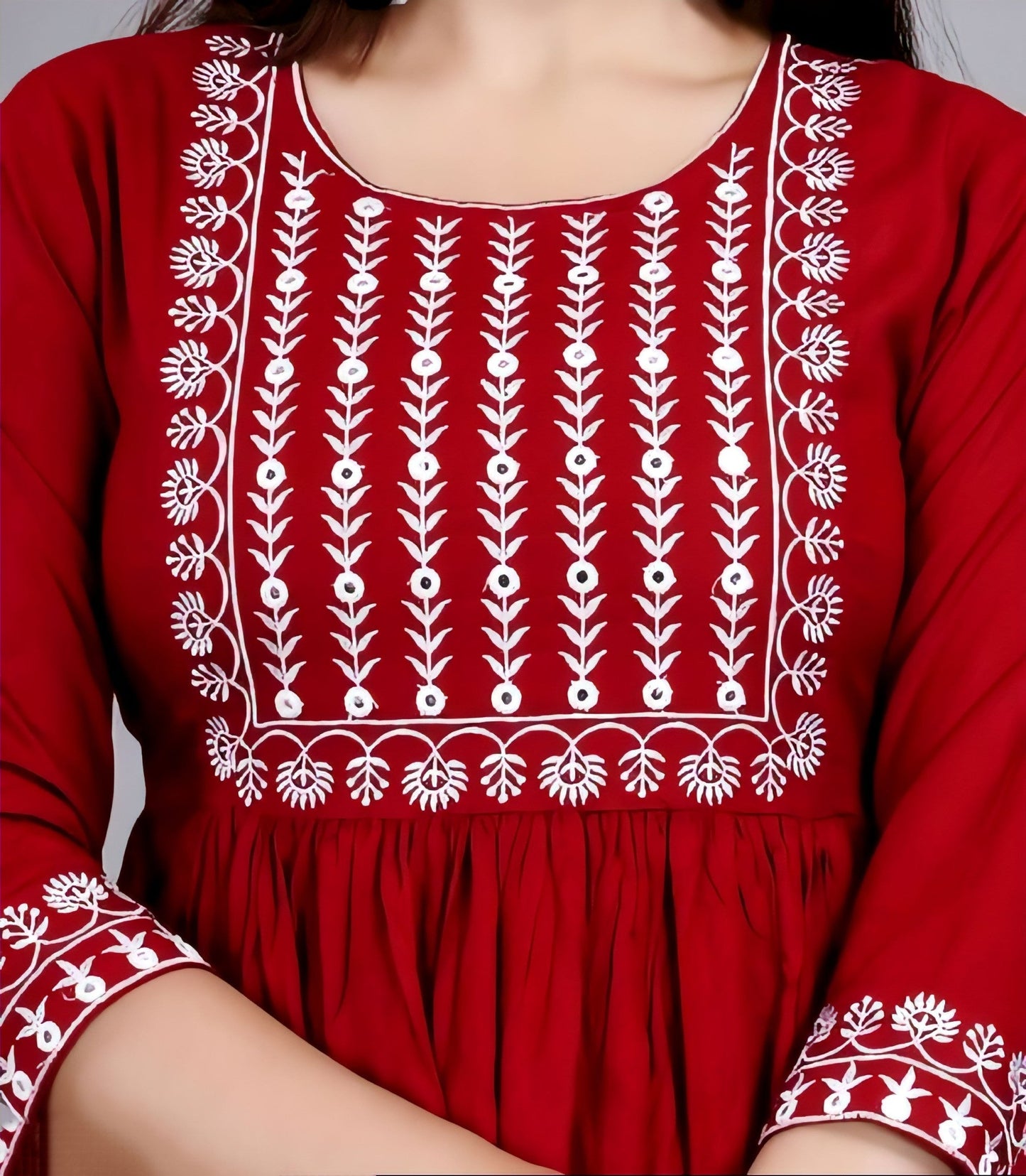 ๐ Elevate Your Style with the New Gathering Anarkali Kurta! ๐
