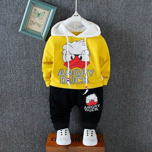 Donald Party Sweatshirt Sweat-pant (Yellow)
