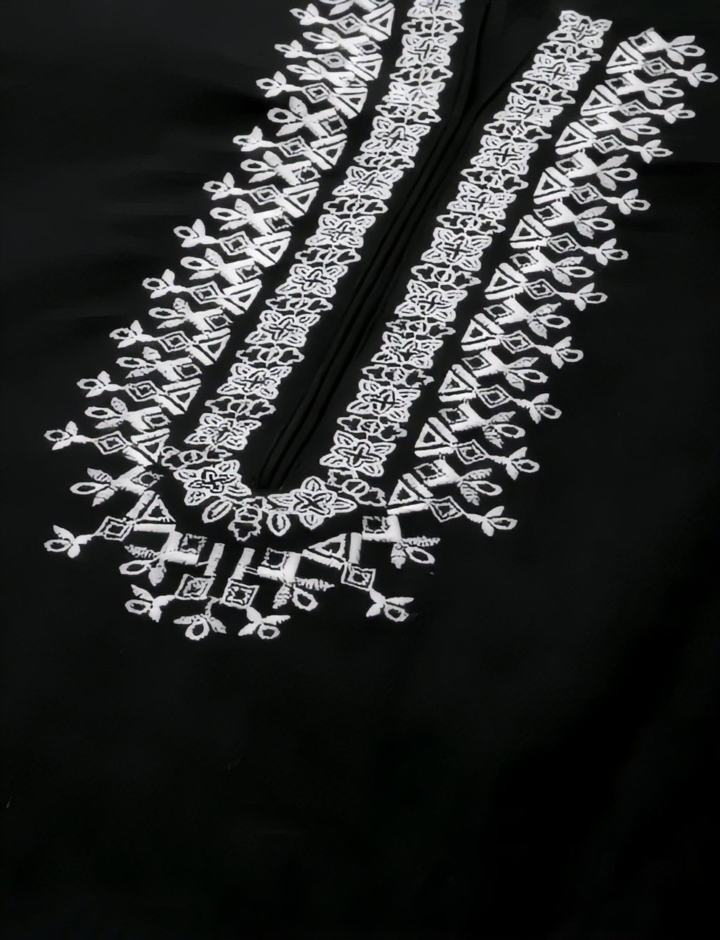 🖤⚪ Elegant Yoke Design Kurta Set with Dupatta & Palazzo