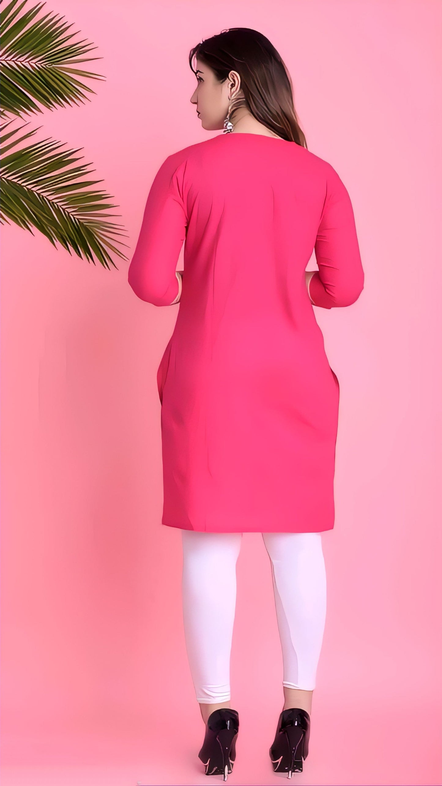 💖 Elevate Your Style with a Solid Cotton Kurti! 💖