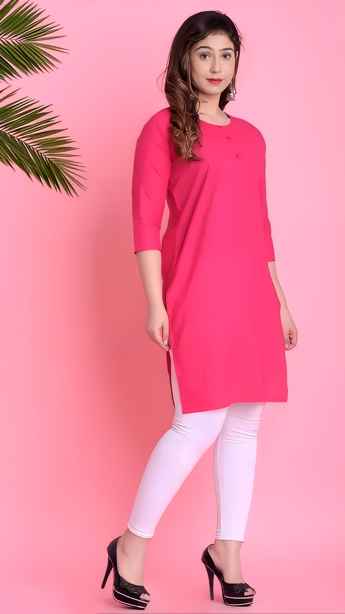 💖 Elevate Your Style with a Solid Cotton Kurti! 💖
