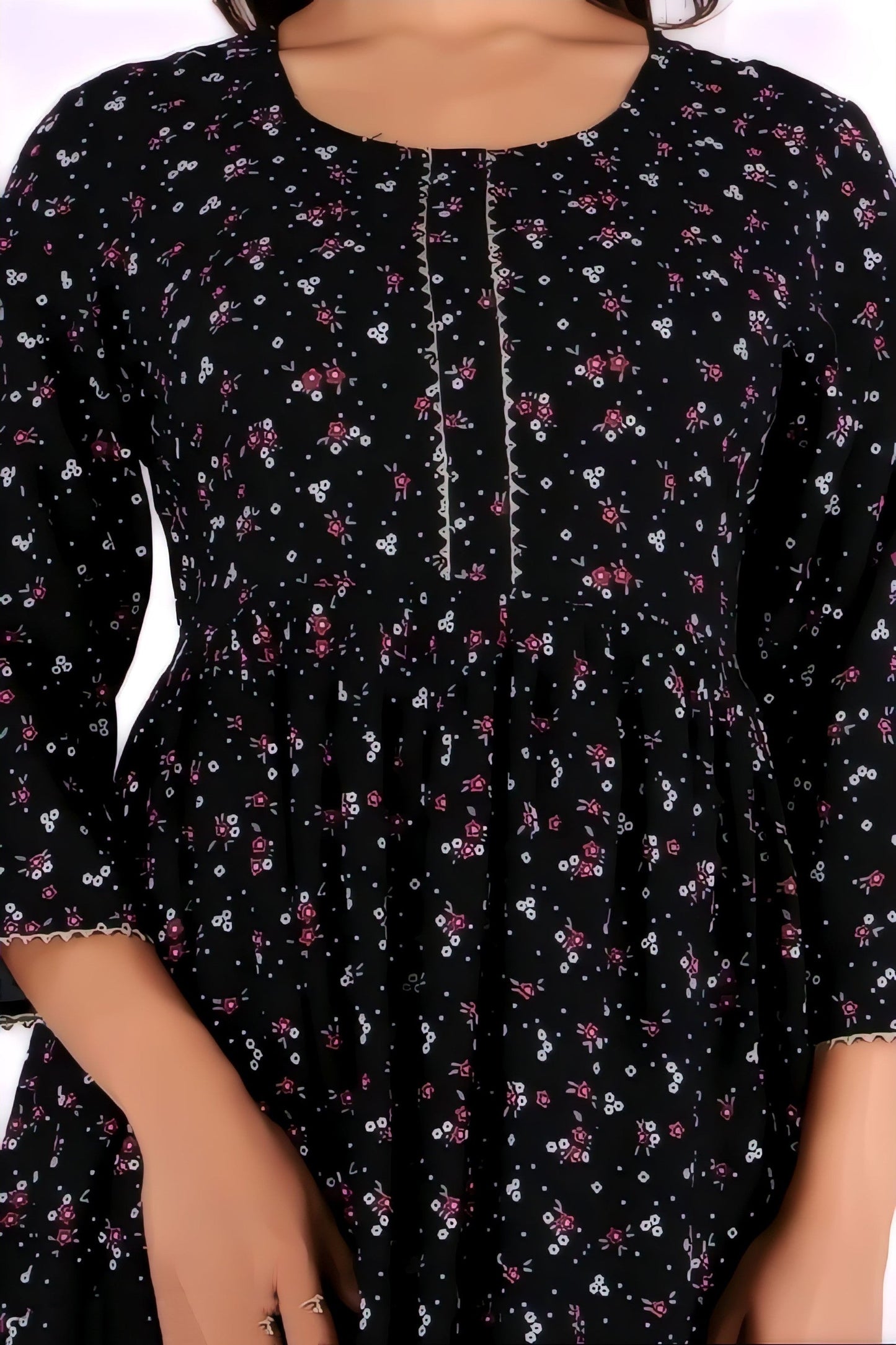 ✨ Elevate Your Style with the Amazing Gathered Kurti! 💃