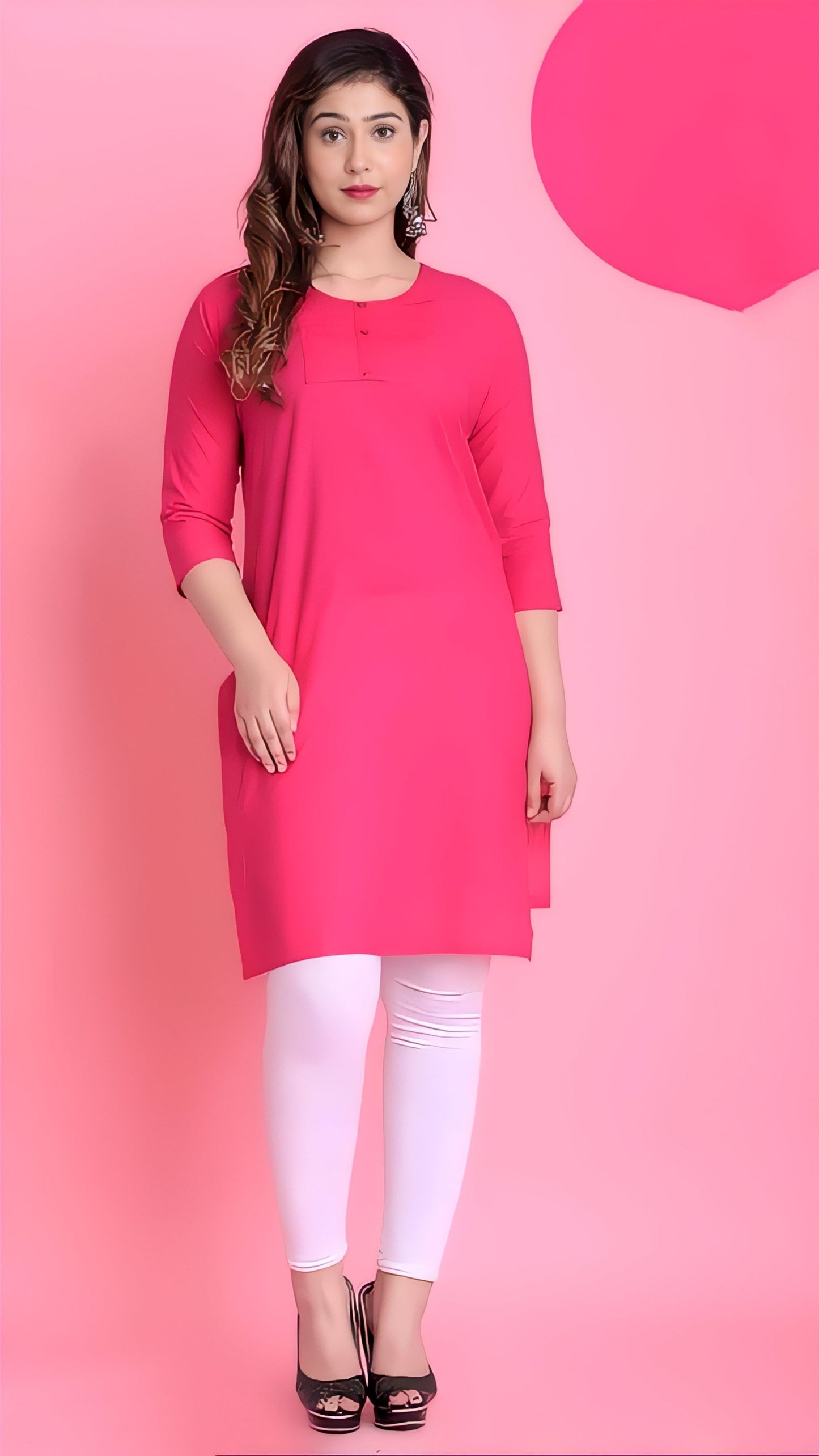 💖 Elevate Your Style with a Solid Cotton Kurti! 💖