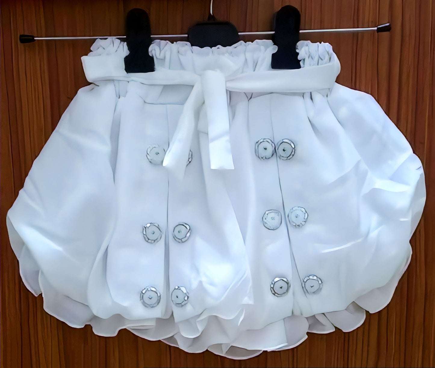 Chiffon Crop Top and Ballon Shorts For Baby Girls